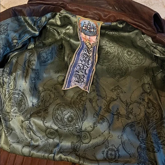 Vintage LAMB Brown Leather Women's Jacket - Picture 10 of 15